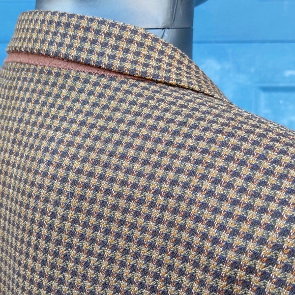 Vito Rufalo Men's Luxury Houndstooth Blazer w/Fabric by Lanificio Di Pray - Picture 16 of 17